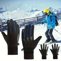 Youngsters' Winter Gloves Thick Fleece-Lined for Boys & Girls Windproof & Waterproof,Perfect for Outdoor Sports,Cycling & Hiking
