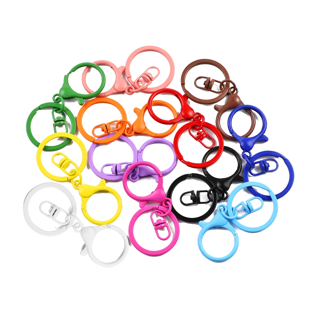 2~10pcs Lobster Clasps Hooks Key Chain Dolls/Label Hand Tag Connector Pendant Baking Paint Fits Jewelry Making DIY Accessories