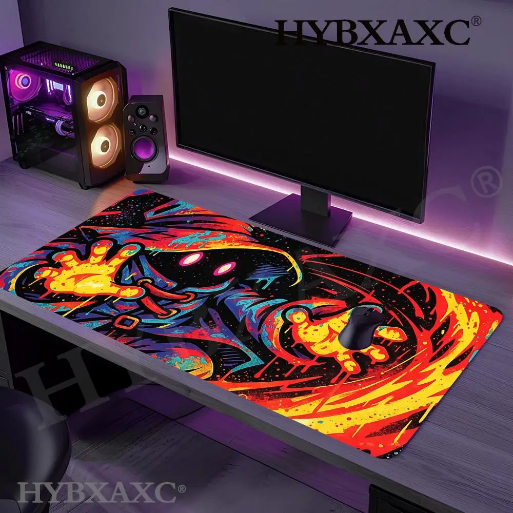 

HYBXAXC Large Graffiti Wizard Gaming Mouse Pad Non-Slip Rubber Trippy Art Desk Mat for Gamer