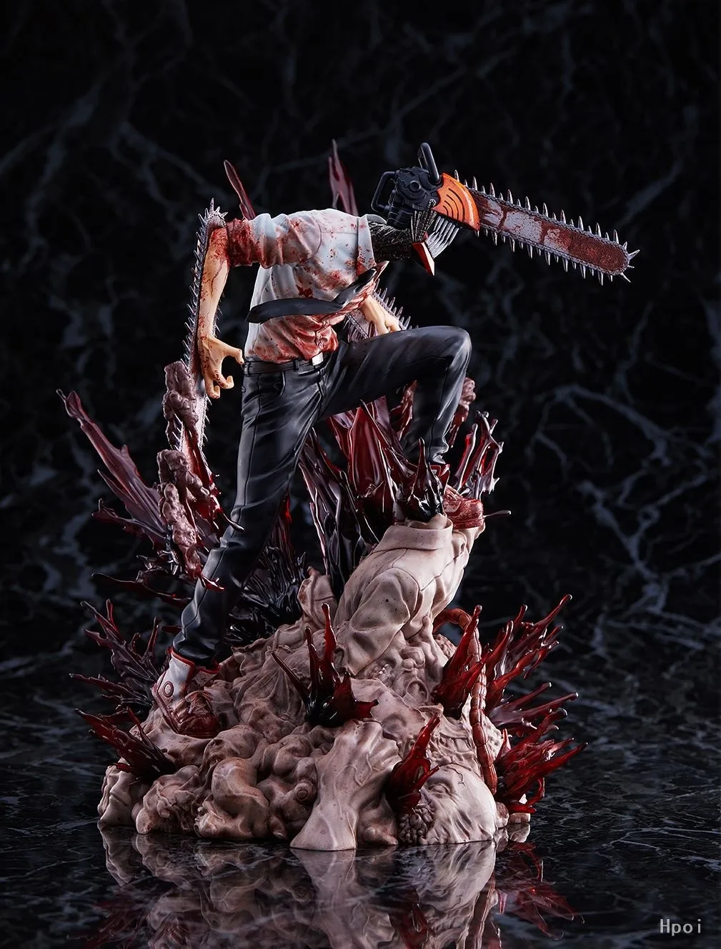 19CM Anime Chainsaw Man Shibuya Scramble Figure Reze Stand Animation Model Toys Gifts Collection Decoration Ornaments PVC