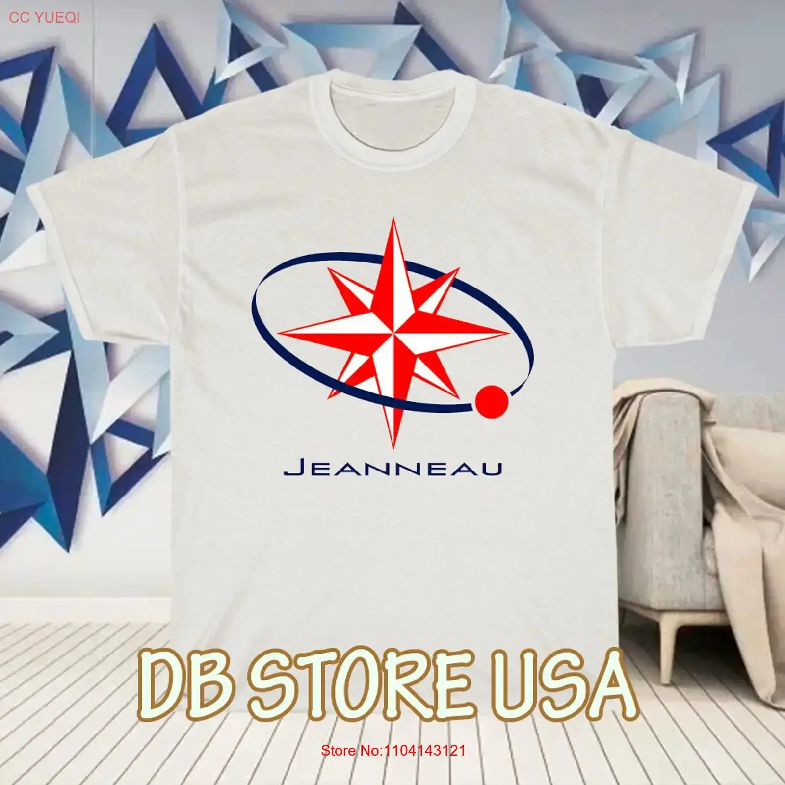New Jeanneau Yachts Sailboat Logo T Shirt Funny Size S to 5XL vintage Washed Versatile fashion Stylish Top For Everyday Wear