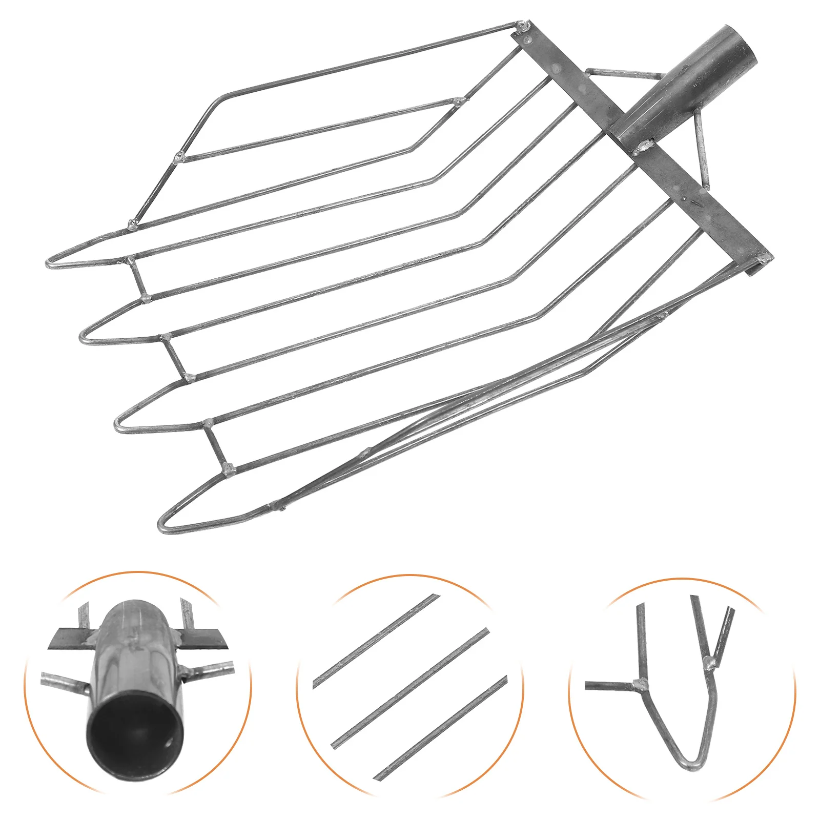 

Large Metal Corn Shovel Multi-Functional Farm Shovel for Gardening Soil Screening Transplanting and Digging Tool