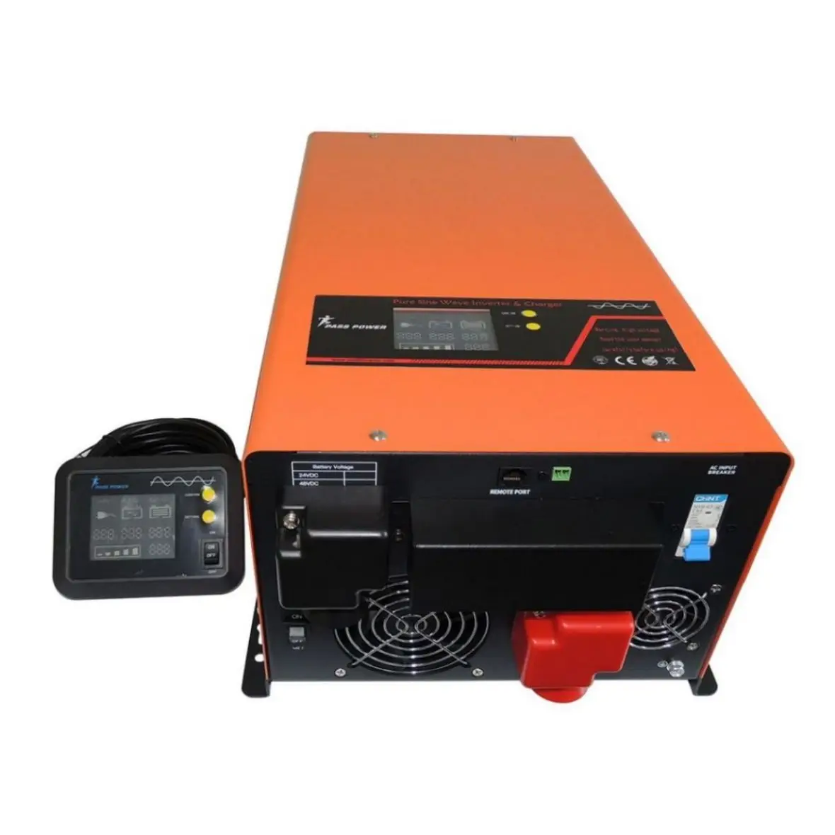 latest 4000w Low frequency solar inverter with battery charger and MPPT module