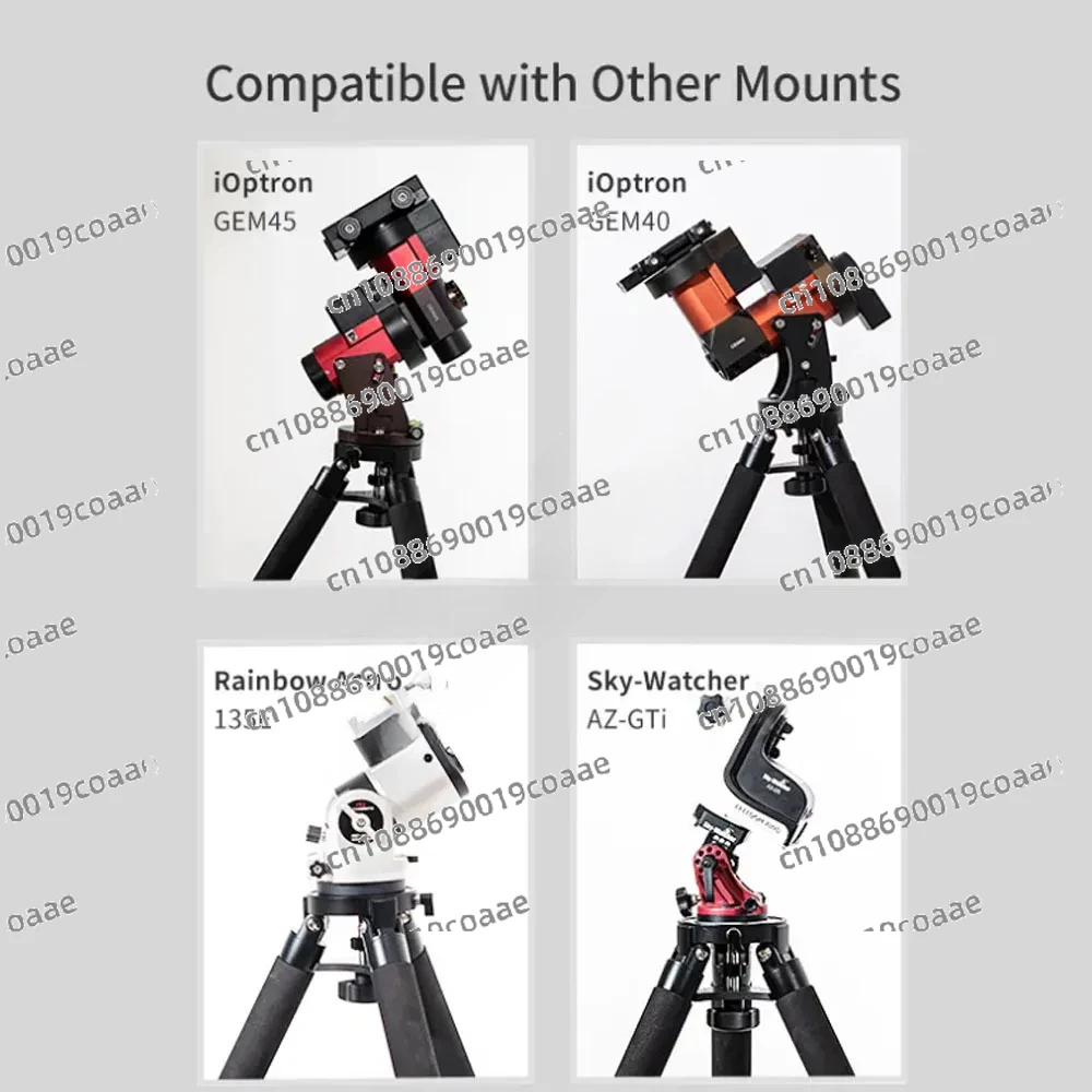 ZWO TC40 Carbon Fiber Tripod - Suitable for  AM5 IOptron Harmonic Equatorial Mount Etc Customized  Pier Extension