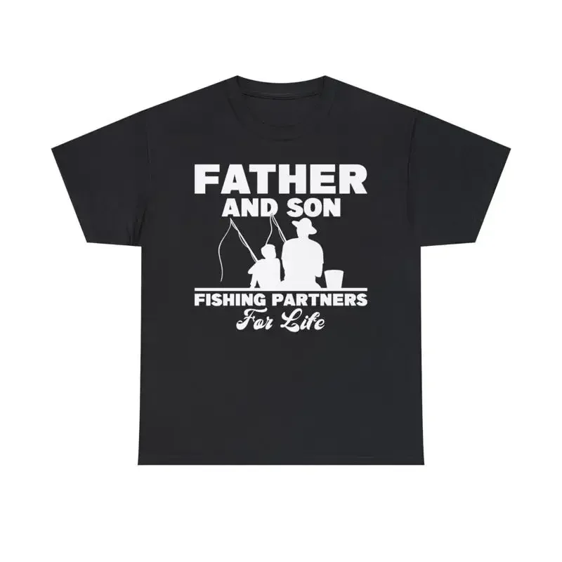 Fathers Day T Shirt Father And Son Fishing Partners For Life Top