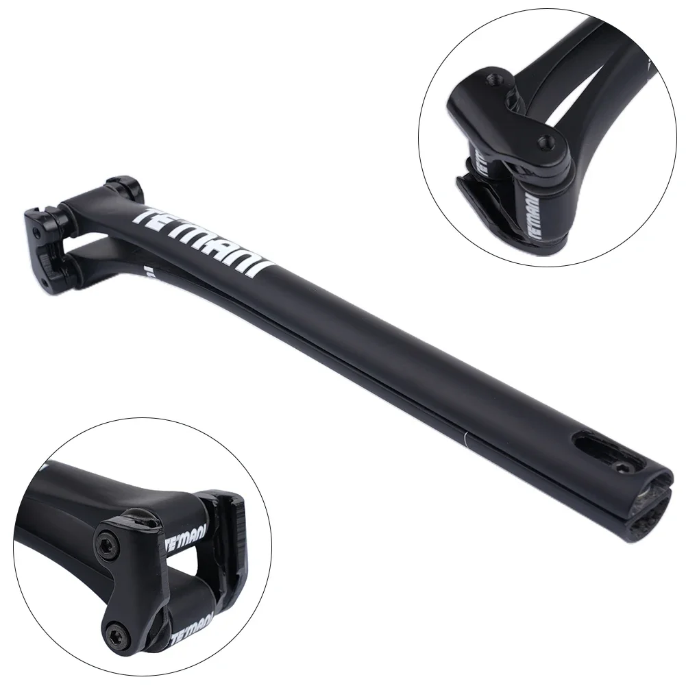 

MTB Road Bike Seatpost Full High-strength Carbon Fiber Fiber Seat Post Tube 31.6/30.8/27.2mm Carbon Fiber Base Cover