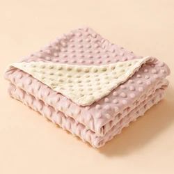 Baby Girls Blanket with Double Layer Insulation Soft and Comfortable Pacify the Quilt,Birtthday Gift for 0-3 Yeas Old
