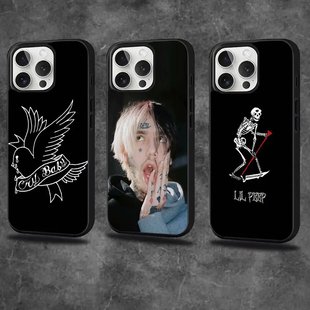 

Rapper L-LIL Peep Phone Case For iPhone 17,16,15,14,13,12,11,Pro,Max,Plus,Mini,SE4,E Magnetic Magsafe Wireless Charging