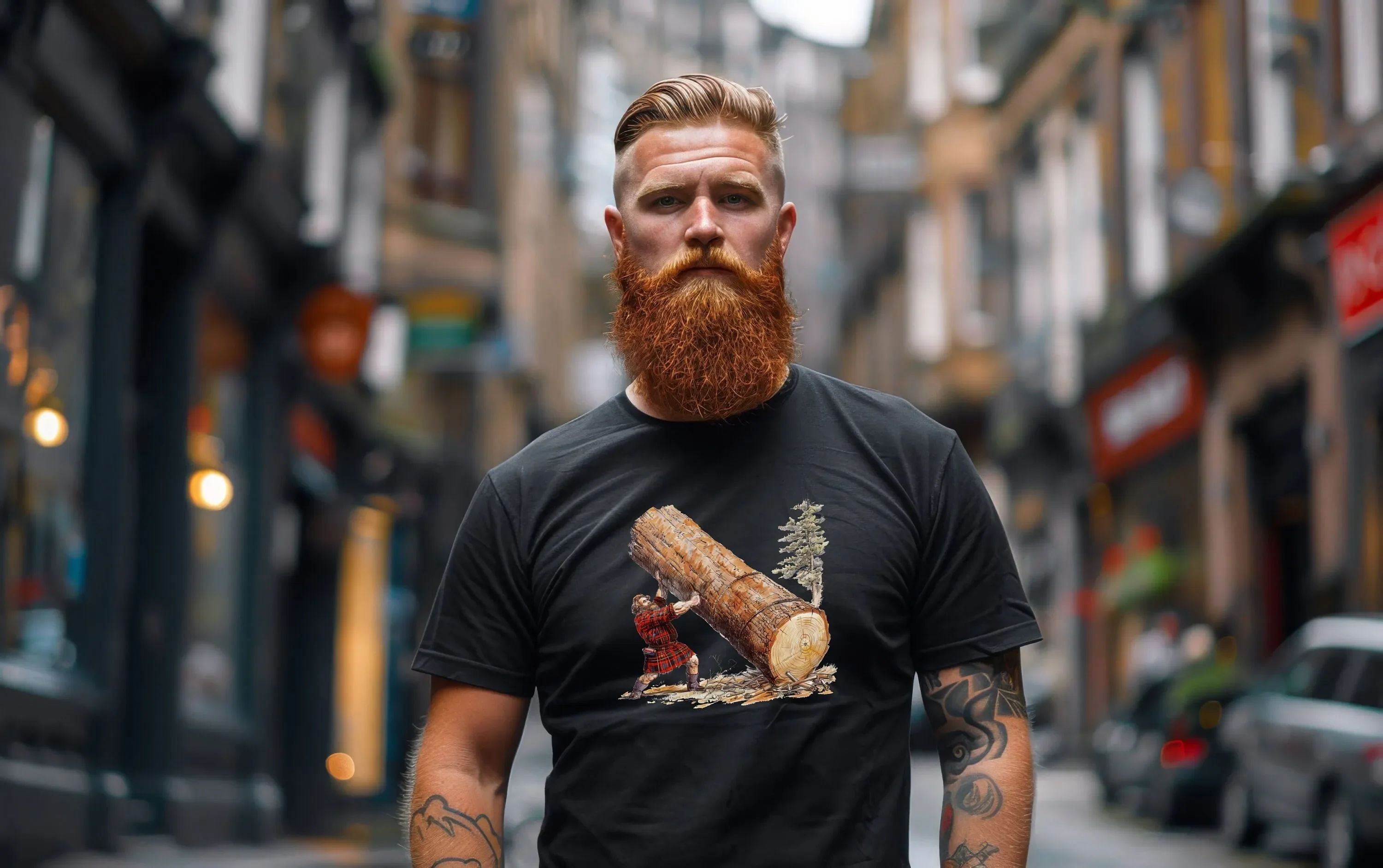 Scottish Games T Shirt Caber Toss Funny Highland Perfect for Scotland Enthusiasts Throw Him