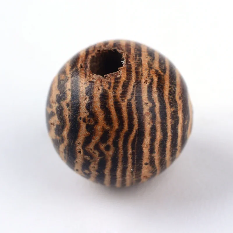 100pcs Natural Wood Beads Lead Free Round Dyed Coconut Brown 8mm Hole: 2mm