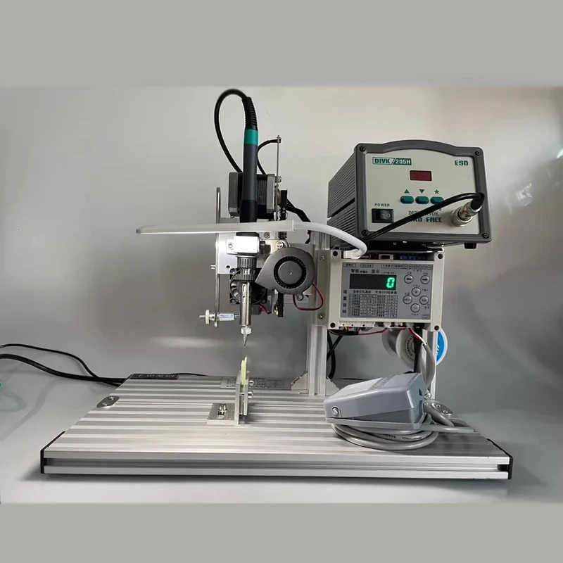 

220V Electric Automatic Soldering Machine 2 Welding Modes Soldering Station Aviation Plug Wires Welding Equipment