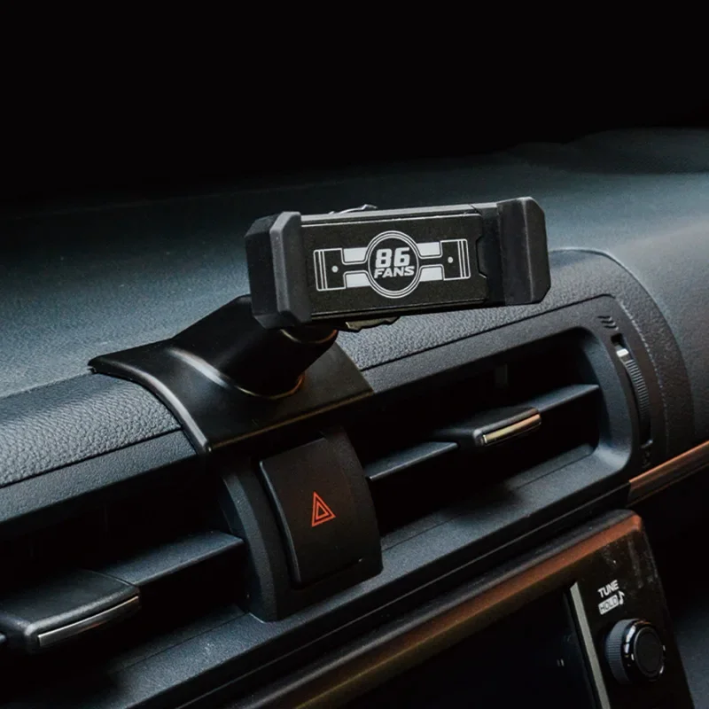 Suporte de Telefone para Carro com Gravidade, Clipe para Saída de Ar, Suporte para Celular, GPS, Carregamento Sem Fio, Compatível com Toyota GR86 Suba