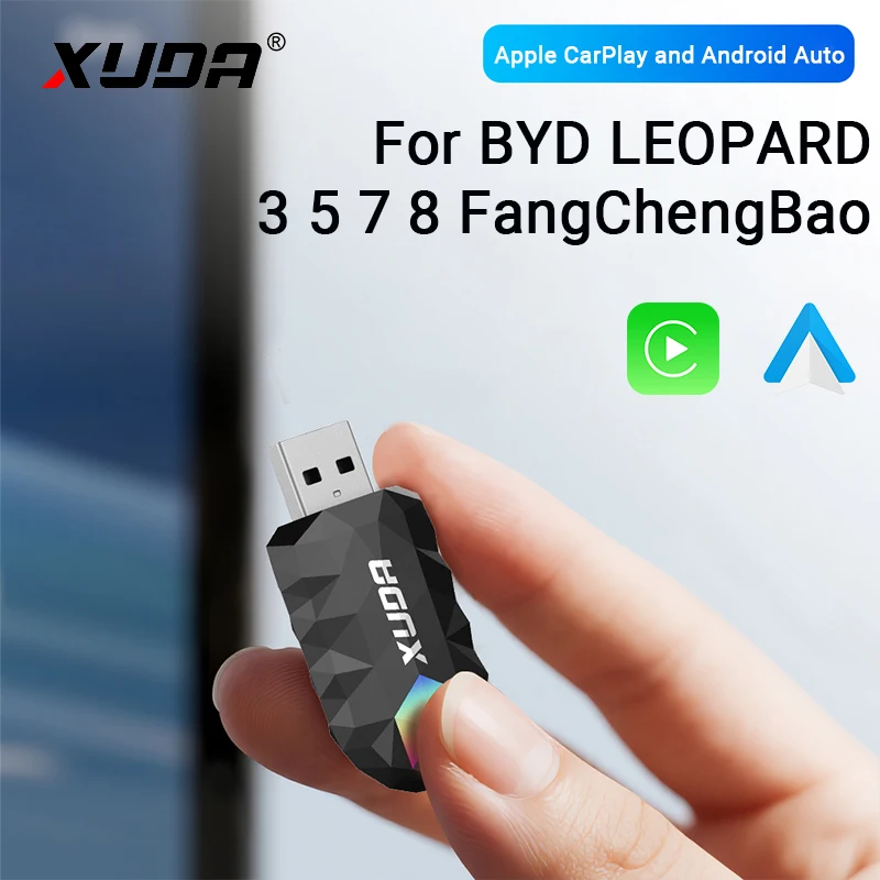 XUDA For BYD LEOPARD 3 5 7 8 FangChengBao Google Map Spotify Music Multilingual Add Apple CarPlay and Android Auto to Your Car