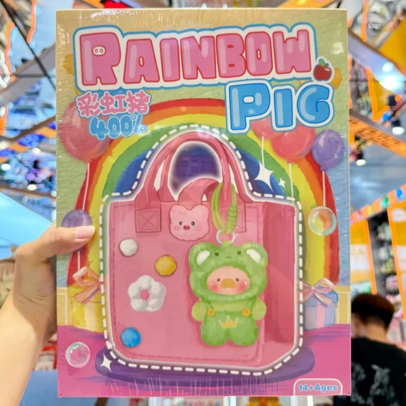 

Новая радужная свинья 400% начальная слепая коробка плюшевая подвеска сумка милая кукла модная игрушка загадочная коробка детские подарки Коллекционная кукла-сюрприз