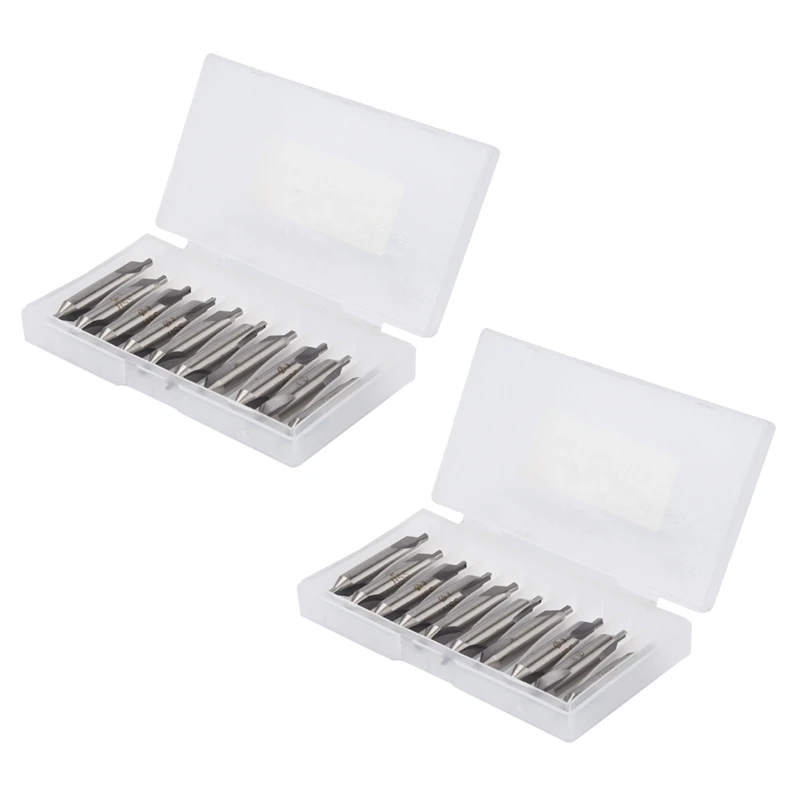 

20Pcs 3Mm Center Drill Countersinks 60 Degrees