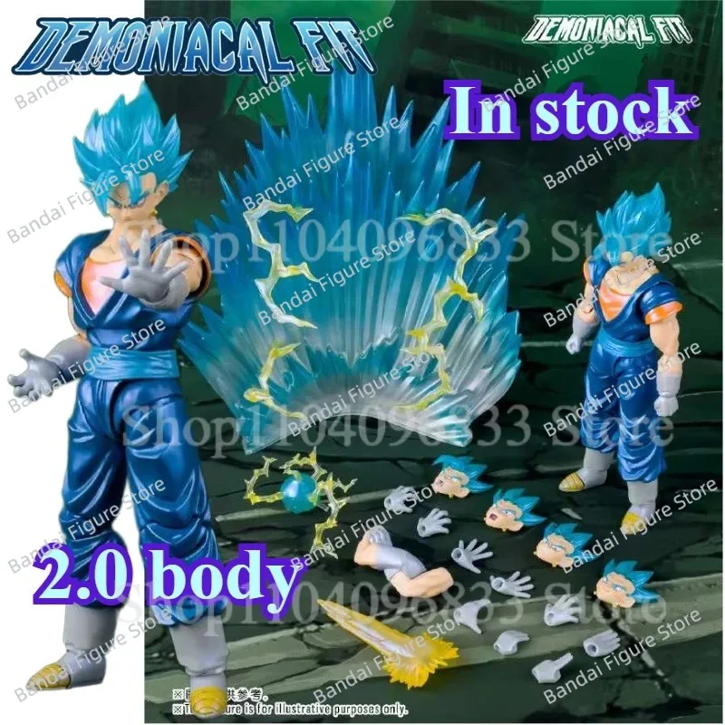 

In Stock Demoniacal Fit Gogeta Body Dragon Ball Z Action Figure DBZ SHF Gogeta Super Saiyan Figurine Anime Figures Model ToyGift