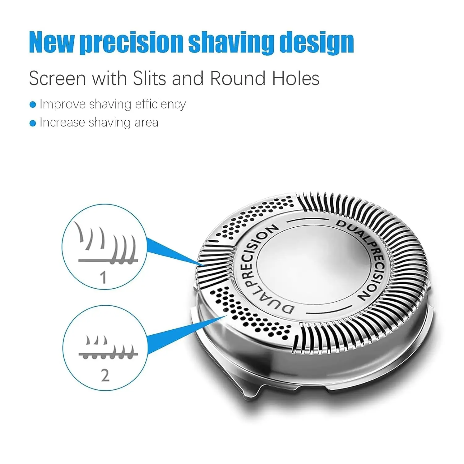 HQ8 Replacement Blades Head For Philips Norelco Series 7100,7200,7300,7700,7800,8800 ,Series PT/AT700, PT/AT800 Shaver Razor