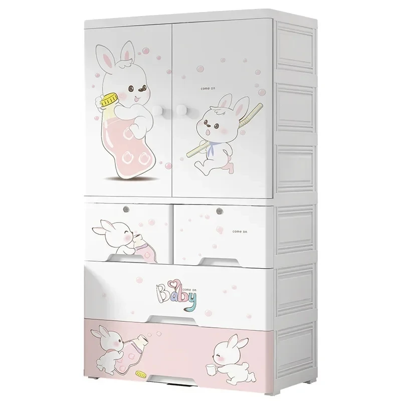 70-Side Wide Wardrobe Storage Cabinet Household Drawer Children\'s Baby Chest Toy Organizing Armario De Ropa Bedroom Furniture