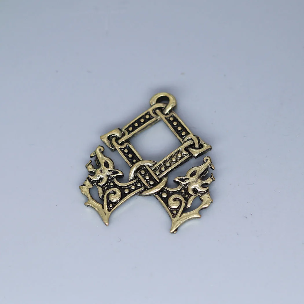 3Pcs/lot  Viking Retro Charm Pendant For DIY Necklace Earrings Handmade Jewelry Making