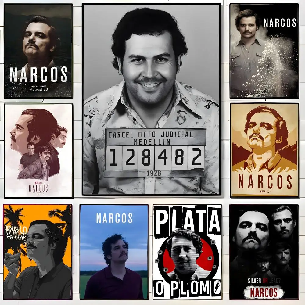 Notorious Celebrity P-Pablo Escobar Poster Wall Art Print Decorative Mural Home Decor Gift Unframed