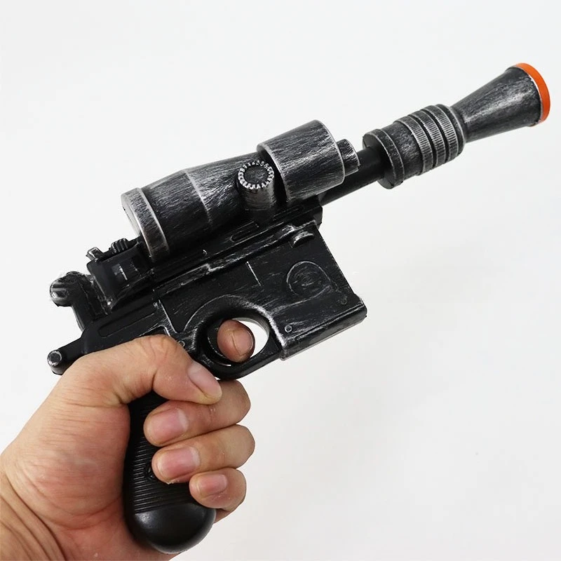 

SW Han Solo Hand Gun Simulation Toy Gun Halloween Party Masquerade Costume Prop Performance Cosplay Accessories