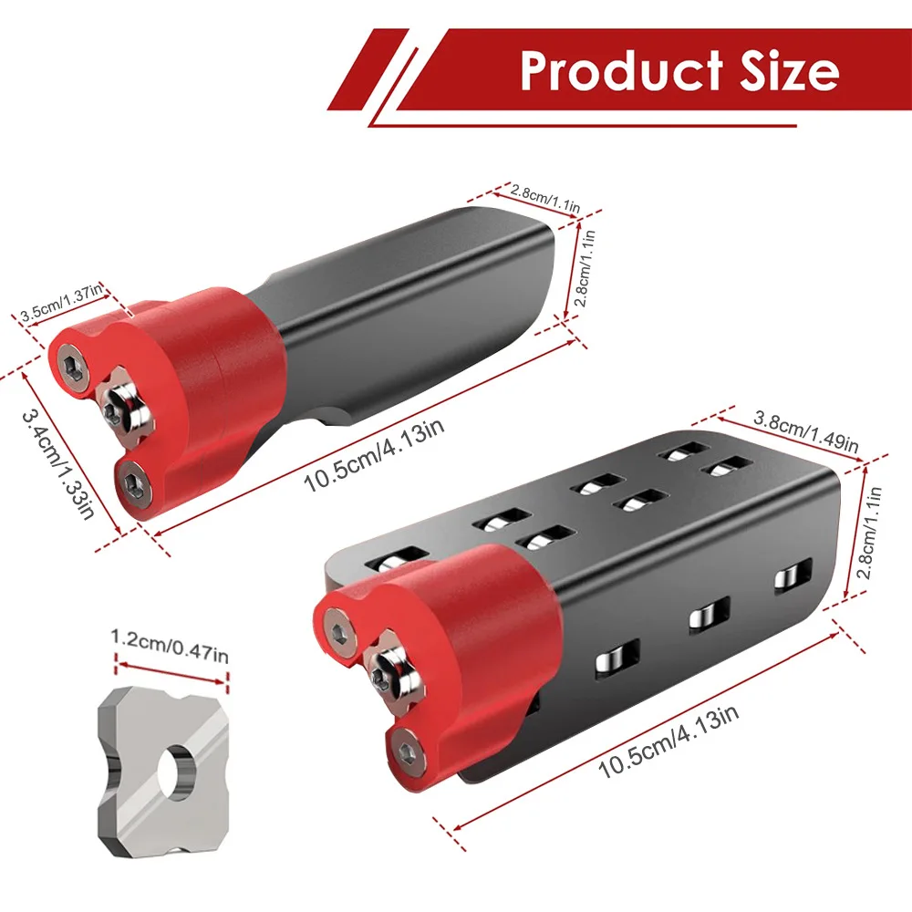 R1/R1.5/R2/R3 Chamfering Tool Woodworking Trimming Hand Planer High Strength Aluminium Alloy Edge Banding Trimmer Furniture