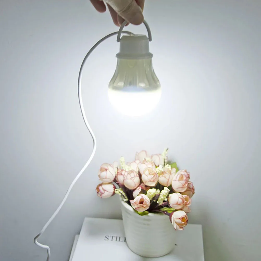 

2Pcs LED Camping Light USB Rechargeable Waterproof Outdoor Lamp for Tent Patio Garage Reading Night Market Use