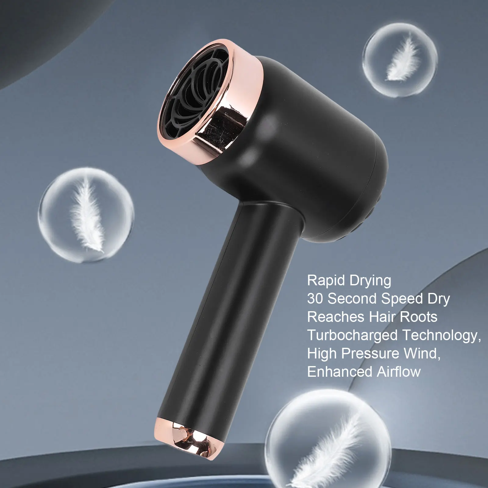 Cordless Hair Dryer 1000W Negative Ionic Hot and Cold Wind High Speed USB Blow Dryer for Home Travel Hair Blow Dryer Hair Dryer view 2