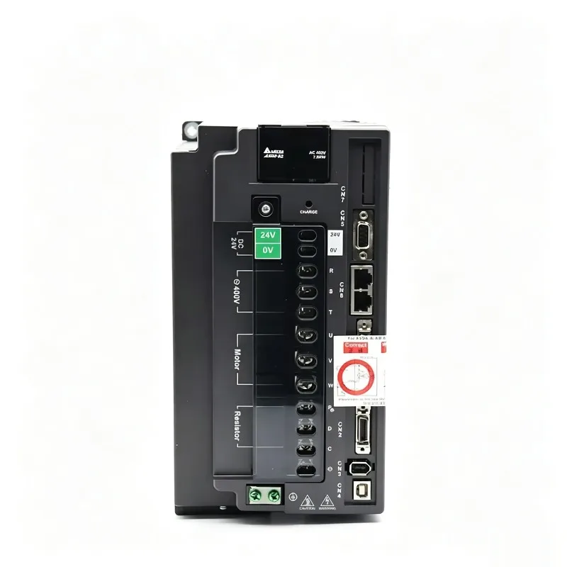 FireRay 7.5KW 400V AC Servo Motor Driver Kits 47.74N.m 1500rpm A2 Series ASD-A2-7543-M+ECMA-L11875R3