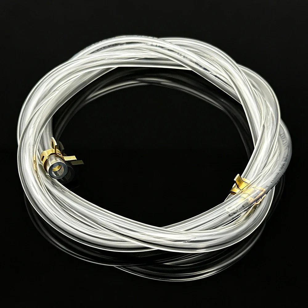 ID 4mm~16mm TPU Tube & Galvanized Clamps Oil Resistant Flexible Diesel Hose High-Pressure Resistant Clear Fuel Oil Tube
