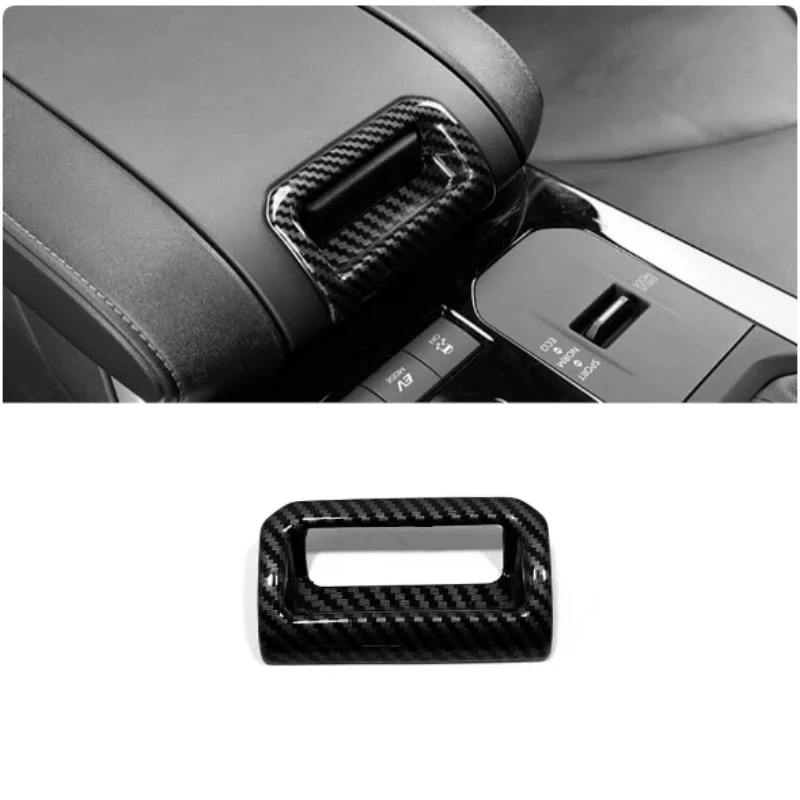 Armrest Box Handle Cover For Toyota Highlander Kluger 2021-2024 Handrail Storage Boxes Puller Trim Frame Car Accessories