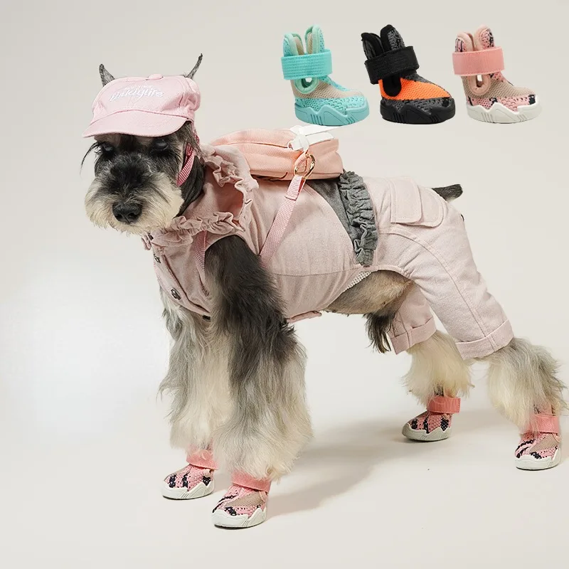 개용 작은 크록스 신발, 통기성 패션 캔디 컬러 강아지 샌들, 사진용 부드러운 강아지 고무 슬리퍼 신발, 4 개 