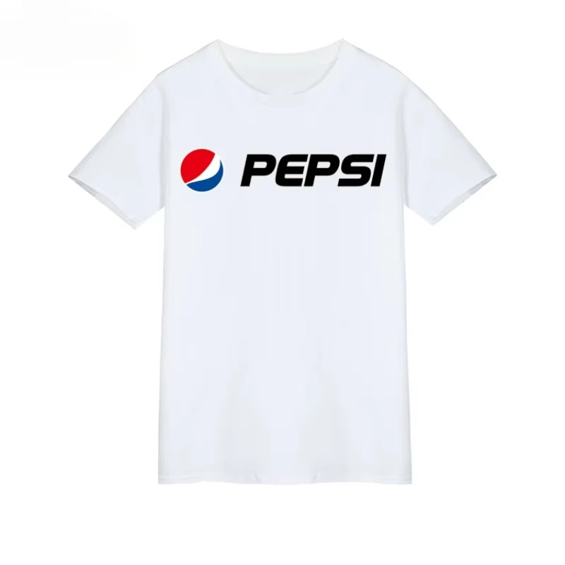 Camiseta Conmemorativa Pepsi 2026 de Manga Corta para Hombre y Mujer, Estilo Casual para Parejas, Estilo Urbano para Estudiantes
