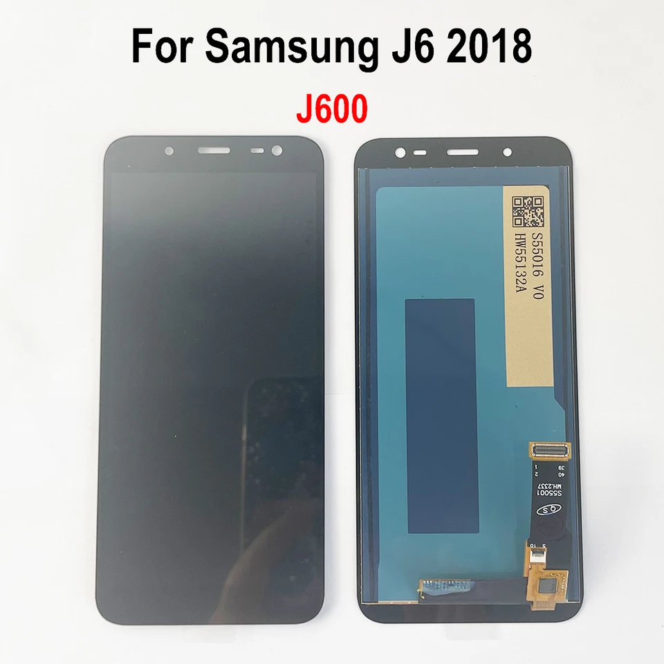 Pantalla LCD OLED TFT J600 para Samsung Galaxy J6 2018, J600, J600F/DS, J600G/DS, con táctil y digitalizador, repuesto