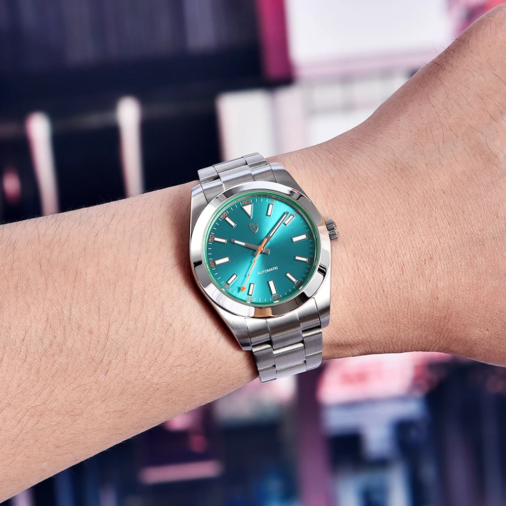 PAGANI DESIGN ساعة رجالي 2025 ساعات أوتوماتيكية ميكانيكية فاخرة جديدة للرجل علوي الياقوت مرآة ساعات المعصم الفولاذ المقاوم للصدأ