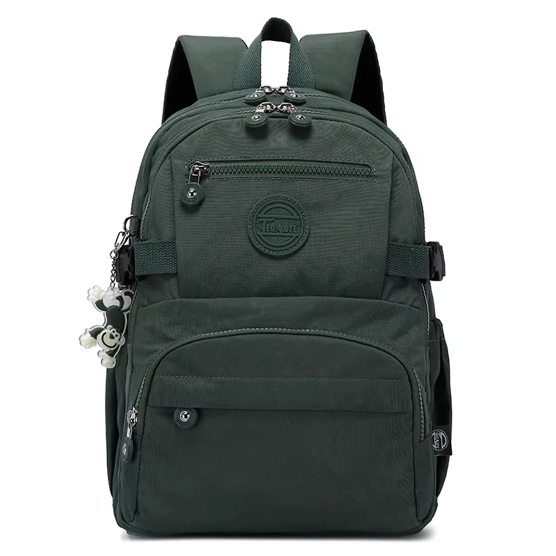 Tegaote luz viagem dos homens mochila ao ar livre bagpack estudante do ensino médio bookbag feminino mochila de alta qualidade náilon à prova dwaterproof água sac