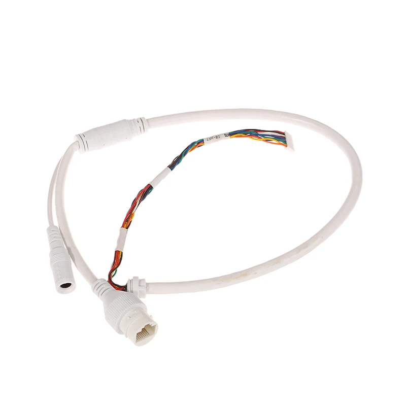 1pc Ethernet Lan Cable PoE RJ45 Network Cable 10 Pin 10 Core For Hikvision Network Ip Camera