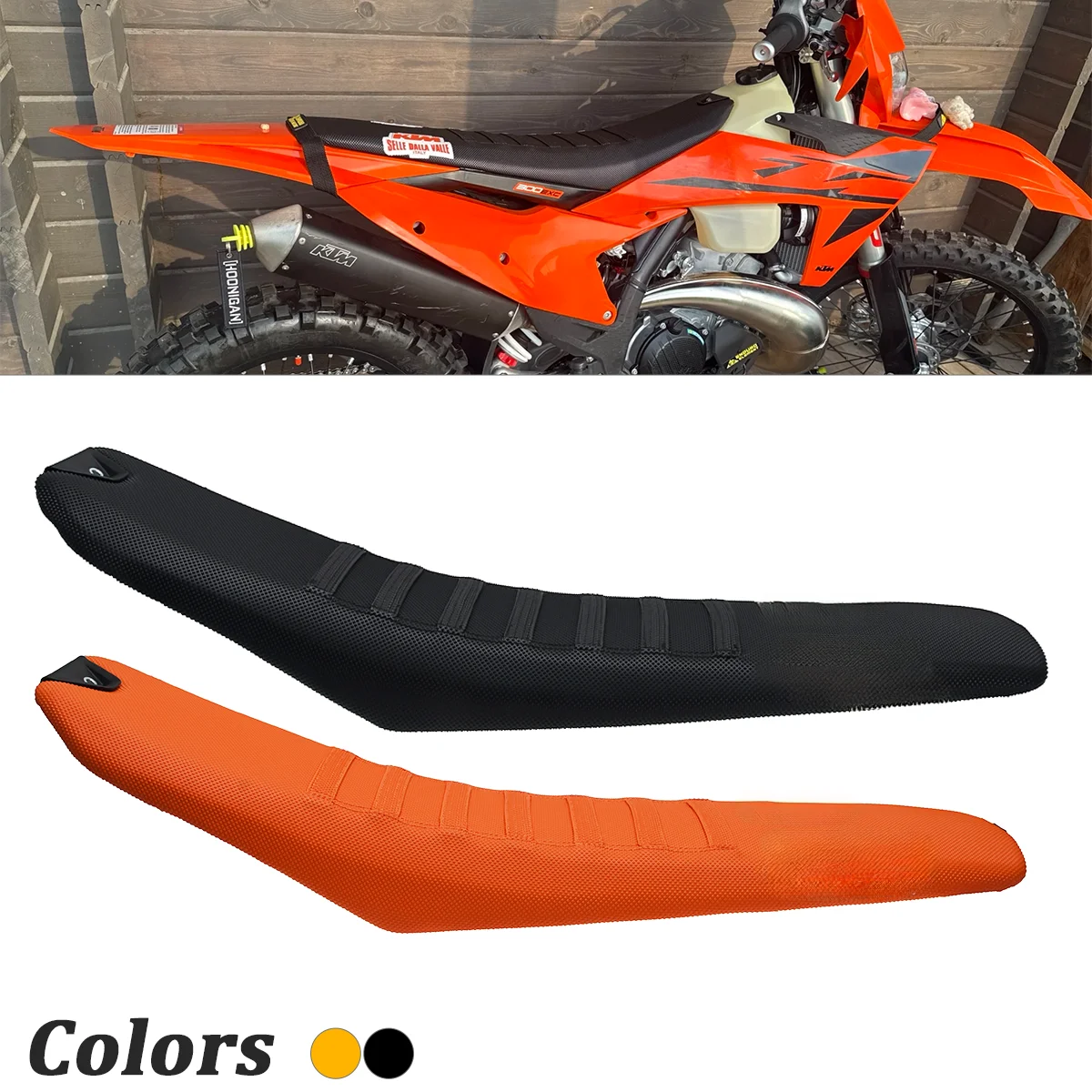 

2024 Motorcycle Seat Cushion Diamond Pattern Non slip Seat Saddles For KTM XCW XCFW EXC SX SXF XC XCF EXCF TPI Six Days 125-500