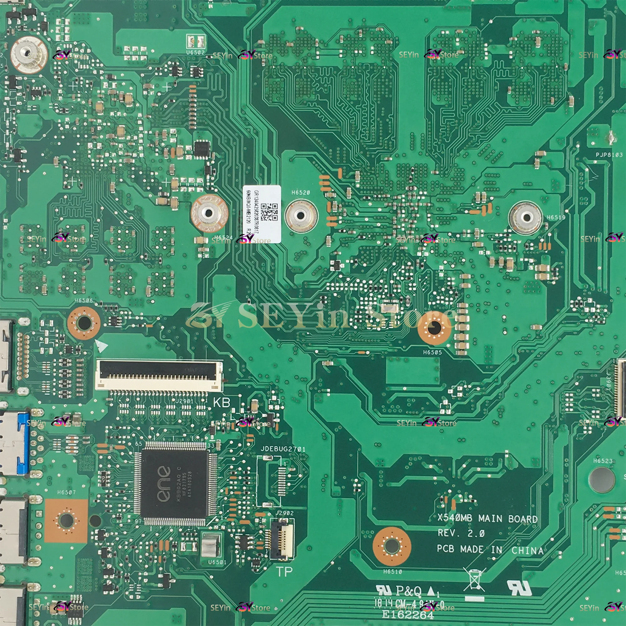 KEFU Mainboard X540MB A540MB F540MB R540MB Laptop Placa-mãe N4000 N4100 N5000 V2G 4GB/8GB-RAM PLACA PRINCIPAL