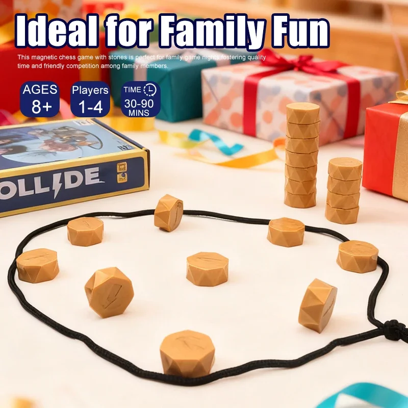 

！！33MMMagnetic Game InteractiveMagnet Board Tabletop Strategy Game for Kids Adults Family Fun Kids Gifts Educational Board Games