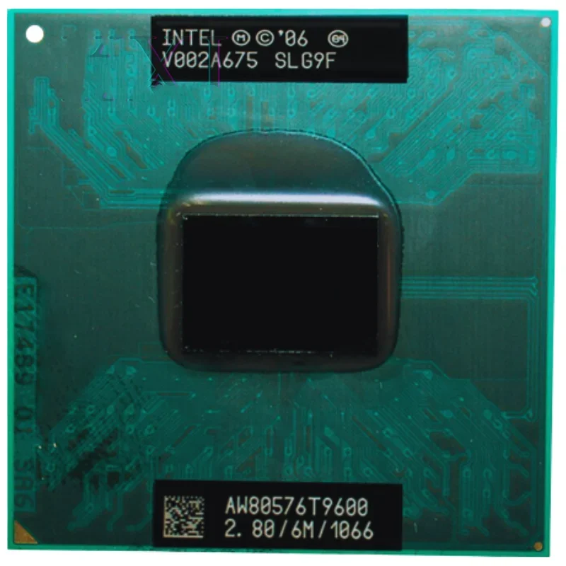 CPU Dual Core T9600, SLG9F, SLB47, cache de 6M, 2,8 GHz, 1066, PGA478, GM45, PM45