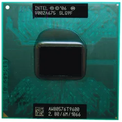 CPU T9600 SLG9F SLB47 6M Cache/2,8 GHz/1066/Dual Core PGA478 GM45 PM45