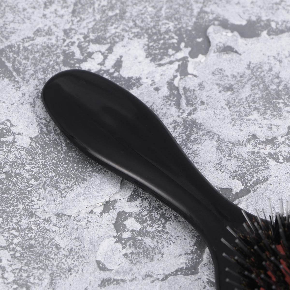 

Женские нейлоновые расчески для волос с натуральной щетиной, деревянные расчески, массажные антистатические массажные расчески с естественной текстурой, уход за волосами, толстая деревянная ручка