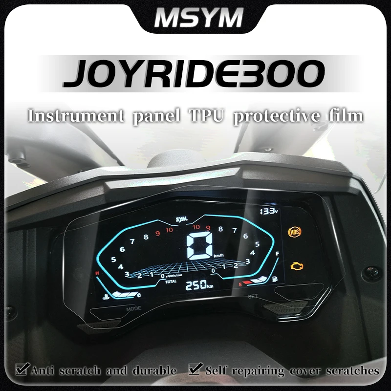 

For SYM JOYRIDE300 JOYRIDE 300 Joyride300 2025 Motorcycle Accessories Cluster Scratch Protection Film Screen Protector