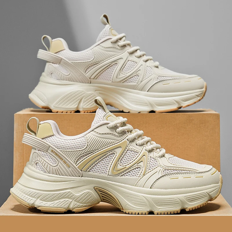 

Men's Shoes 2025 New Autumn Trendy Brand Torre Men's Thick Sole Increased Casual Flow Reflective Sports Running Trendy Shoes