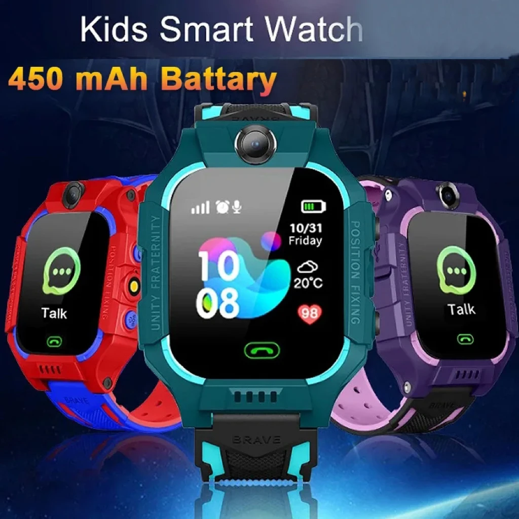 Reloj inteligente Q19 para niños, linterna de juego de matemáticas, ubicación LBS con cámara, Monitor de respaldo de llamada