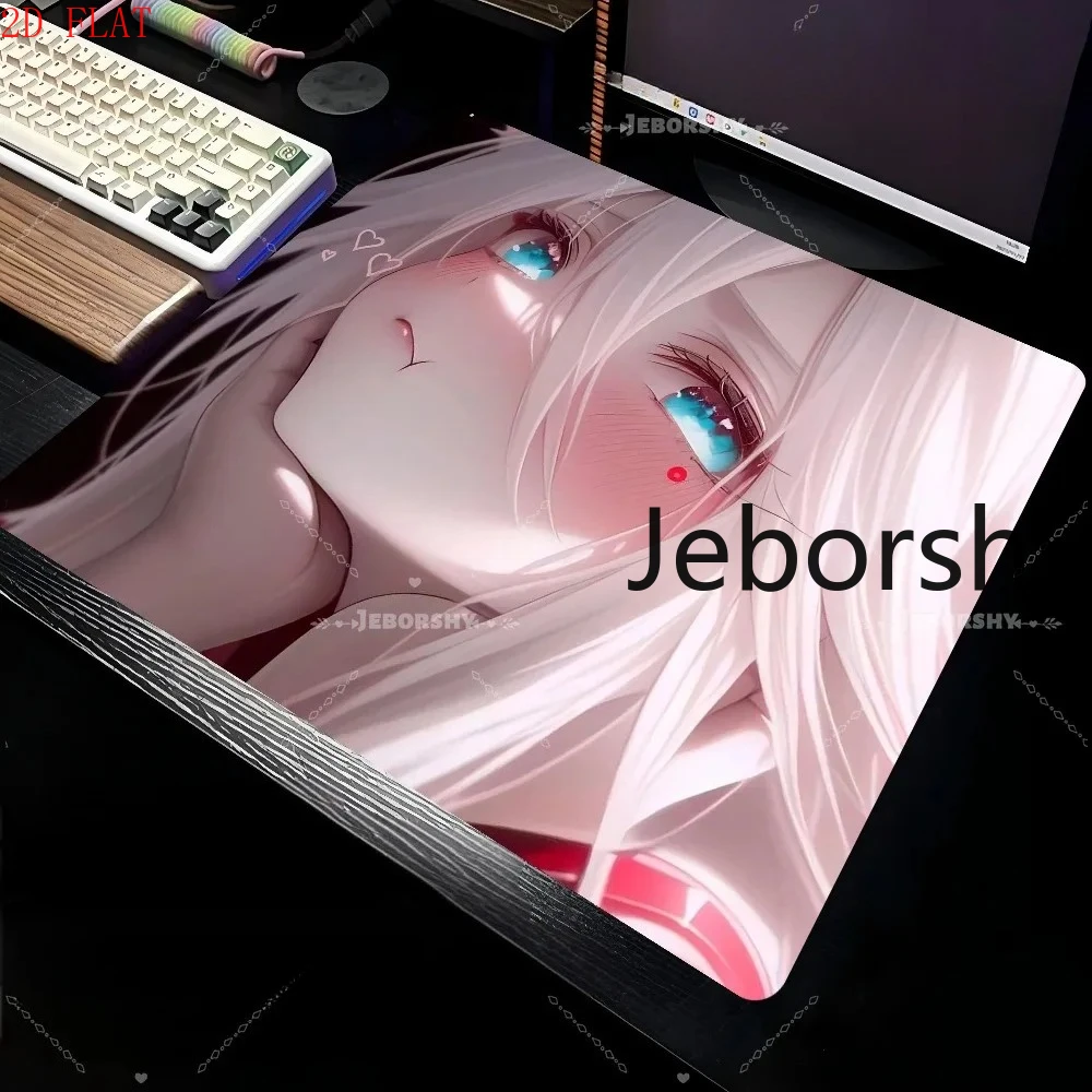 

Stylish Cute Blushing Anime Mouse Pad - Non-slip, Waterproof, Frosted Surface for Gaming and Daily Use
