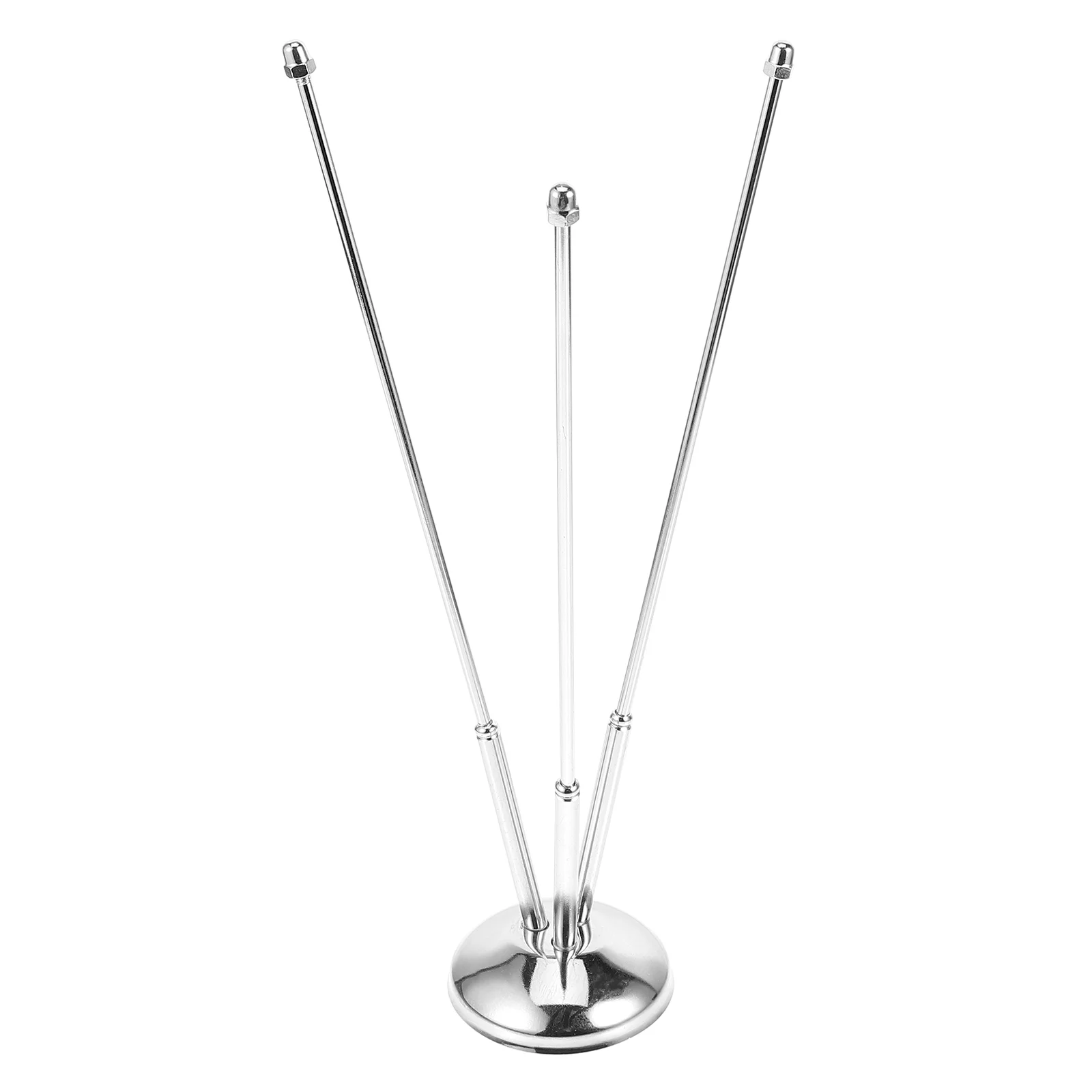 Table Flag Pole for Car American on Stick Base Nail-free Flagpole Metal Small Stand Vehicle Frames with Office