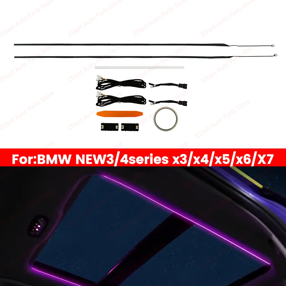 11 Colours LED Sunroof Light For BMW G20 NEW 3 Series 5 Series G01 G05 G30 X3 X4 X5 X6 X7 Car Interior Skylight Ambient Lights