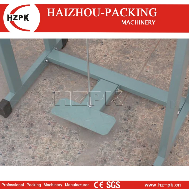 HZPK Foot Pedal Heat Sealer Commercial Plastic Bag Sealing Machine for PVC Shrink Film 600mm SF-600 Durable